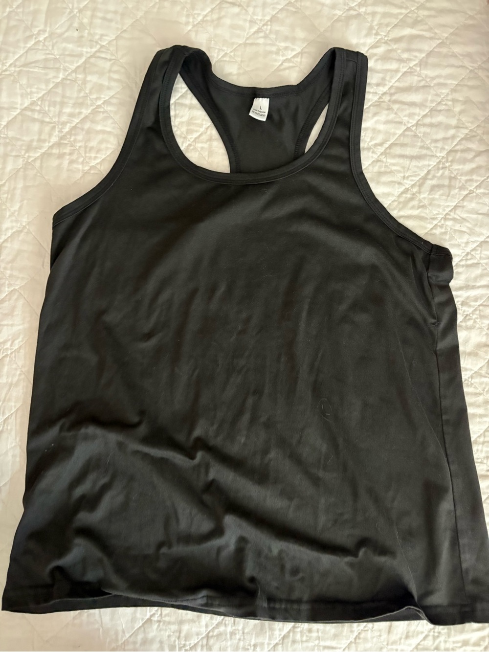 Black Racerback Active Tank Top